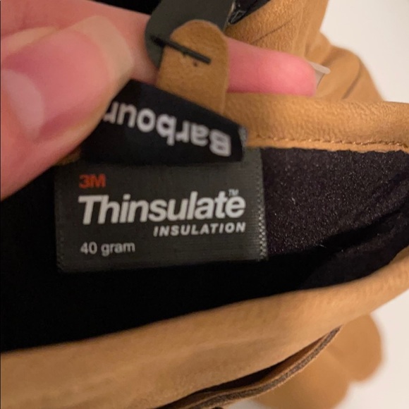 Barbour Leather Thinsulate Gloves - Picture 9 of 9